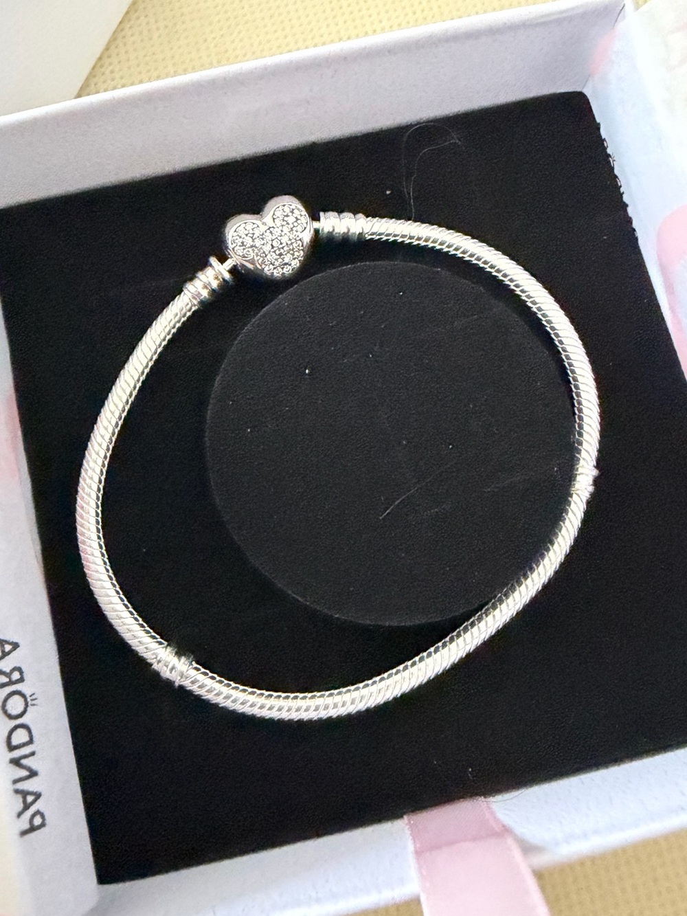 PANDORA DISNEY PANDORA MOMENTS MICKEY MOUSE HEART CLASP
